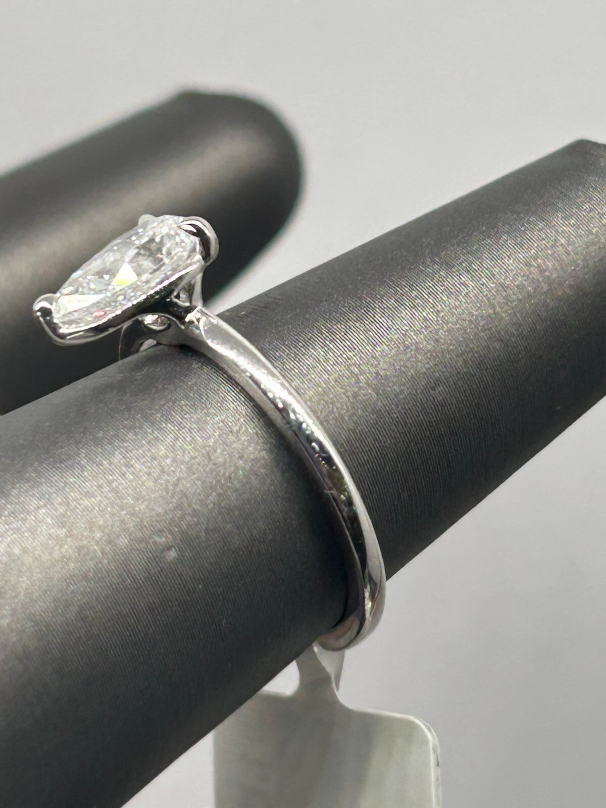 1.29ct Pear Brilliant Diamond Solitaire Ring — GIA Certified, Platinum