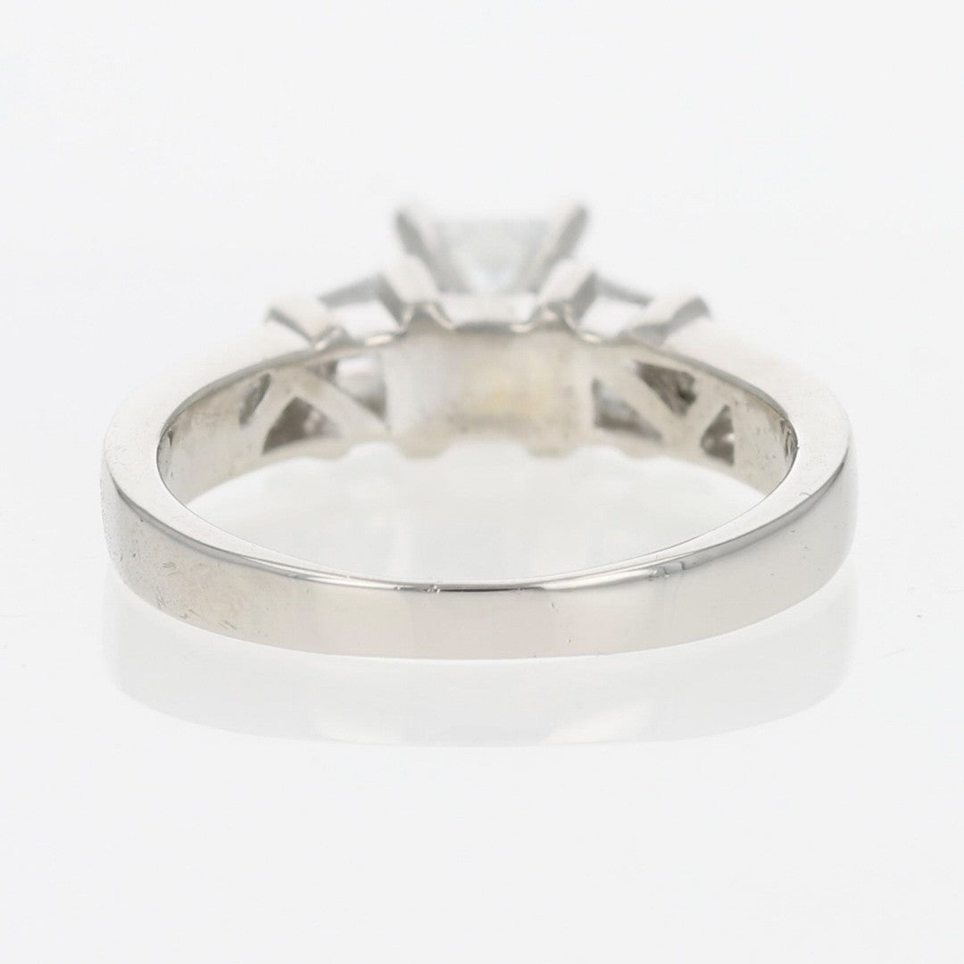 0.73ct Princess Cut Diamond Solitaire Ring — GIA Certified, Platinum