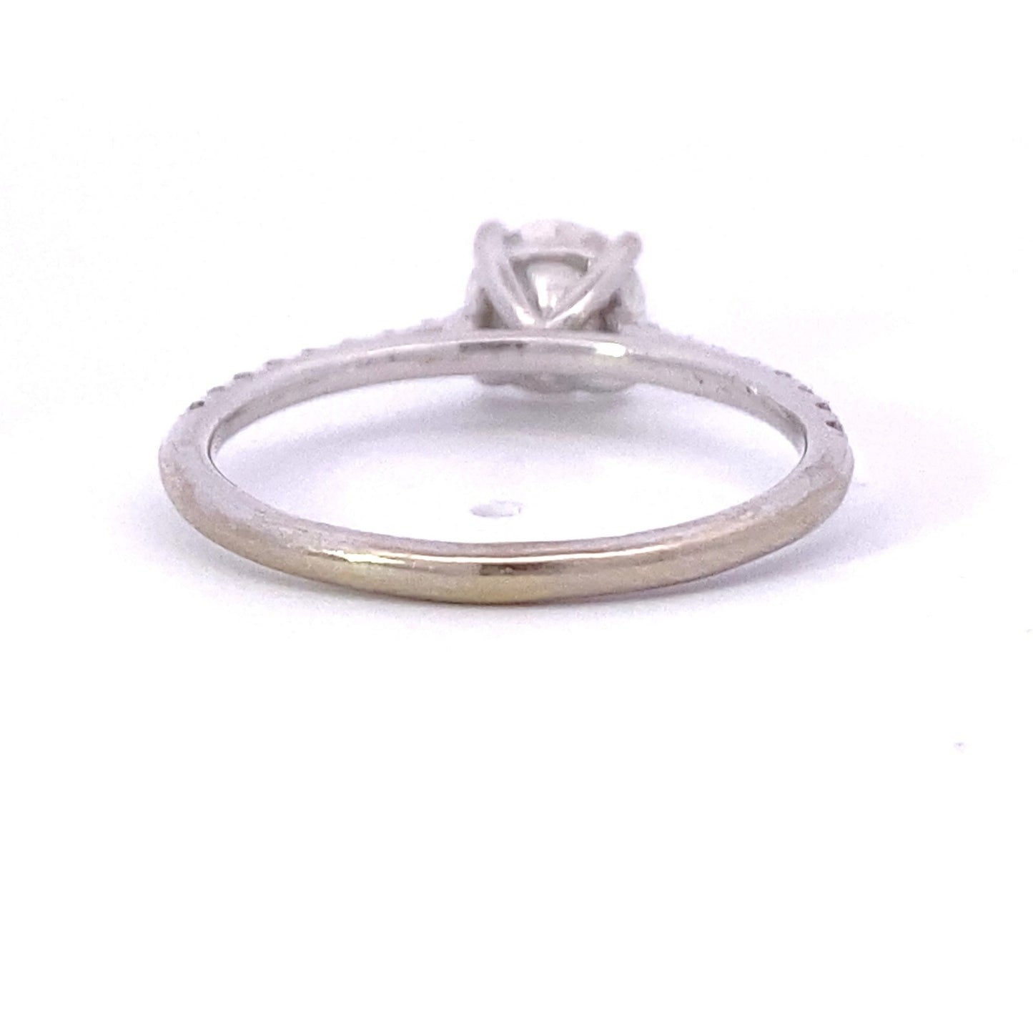 1.08ct Round Brilliant Diamond Engagement Ring — GIA Certified, Platinum