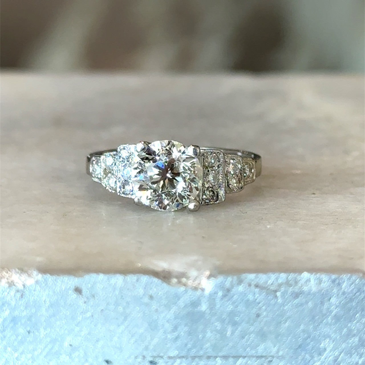 1.60ct Round Brilliant Three-Stone Diamond Ring — GIA Certified, Platinum
