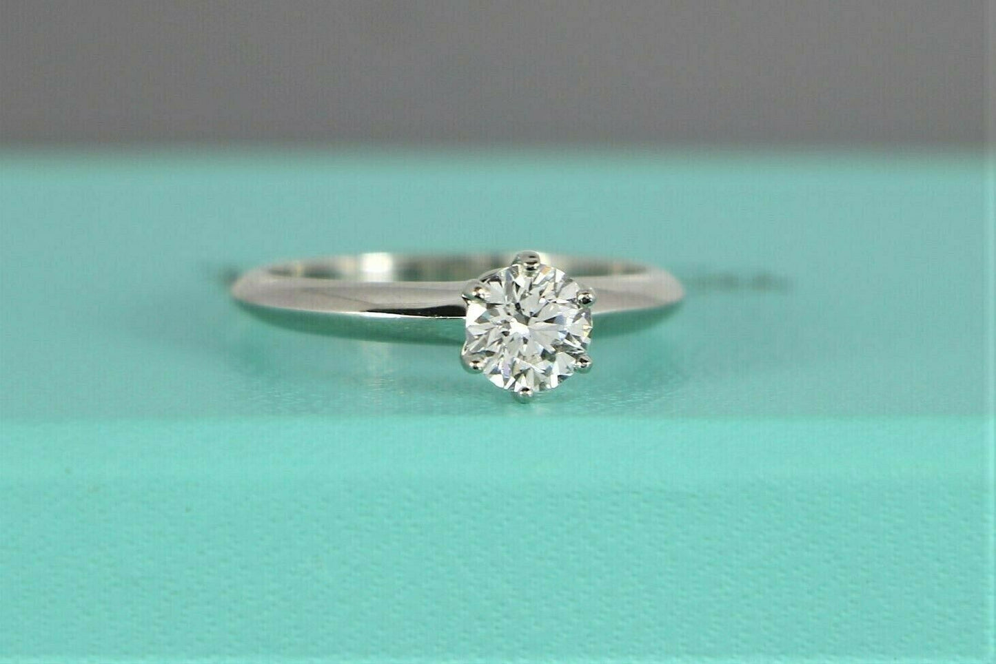 0.61ct Round Brilliant Diamond Solitaire Ring — GIA Certified, Platinum
