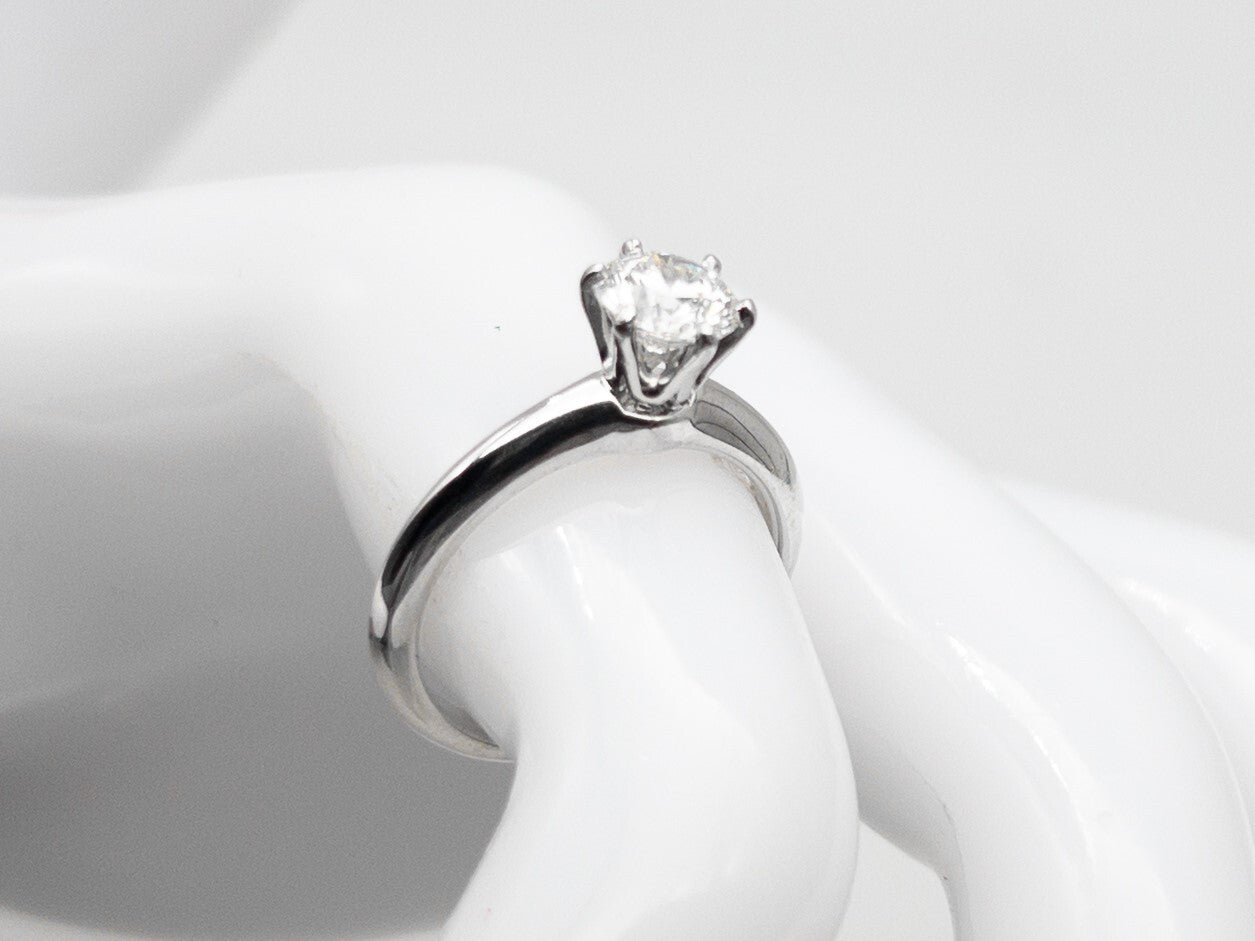 0.90ct Old Mine Cut Diamond Art Deco Ring — GIA Certified, Platinum