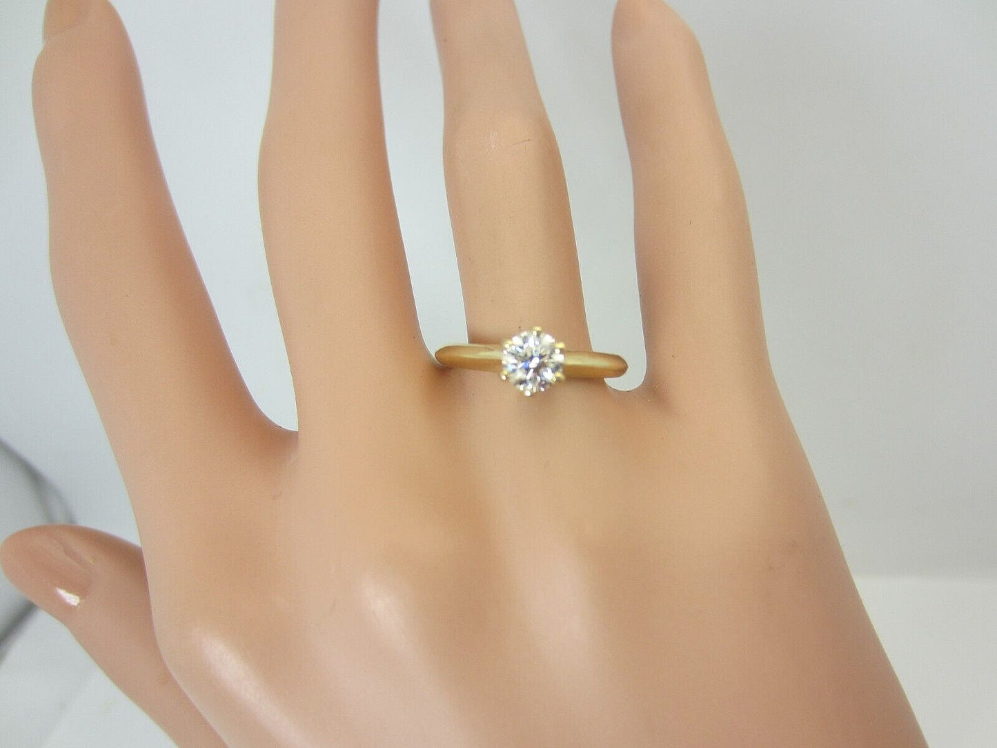 0.55ct Round Brilliant Diamond Engagement Ring — GIA Certified, 14k Yellow Gold
