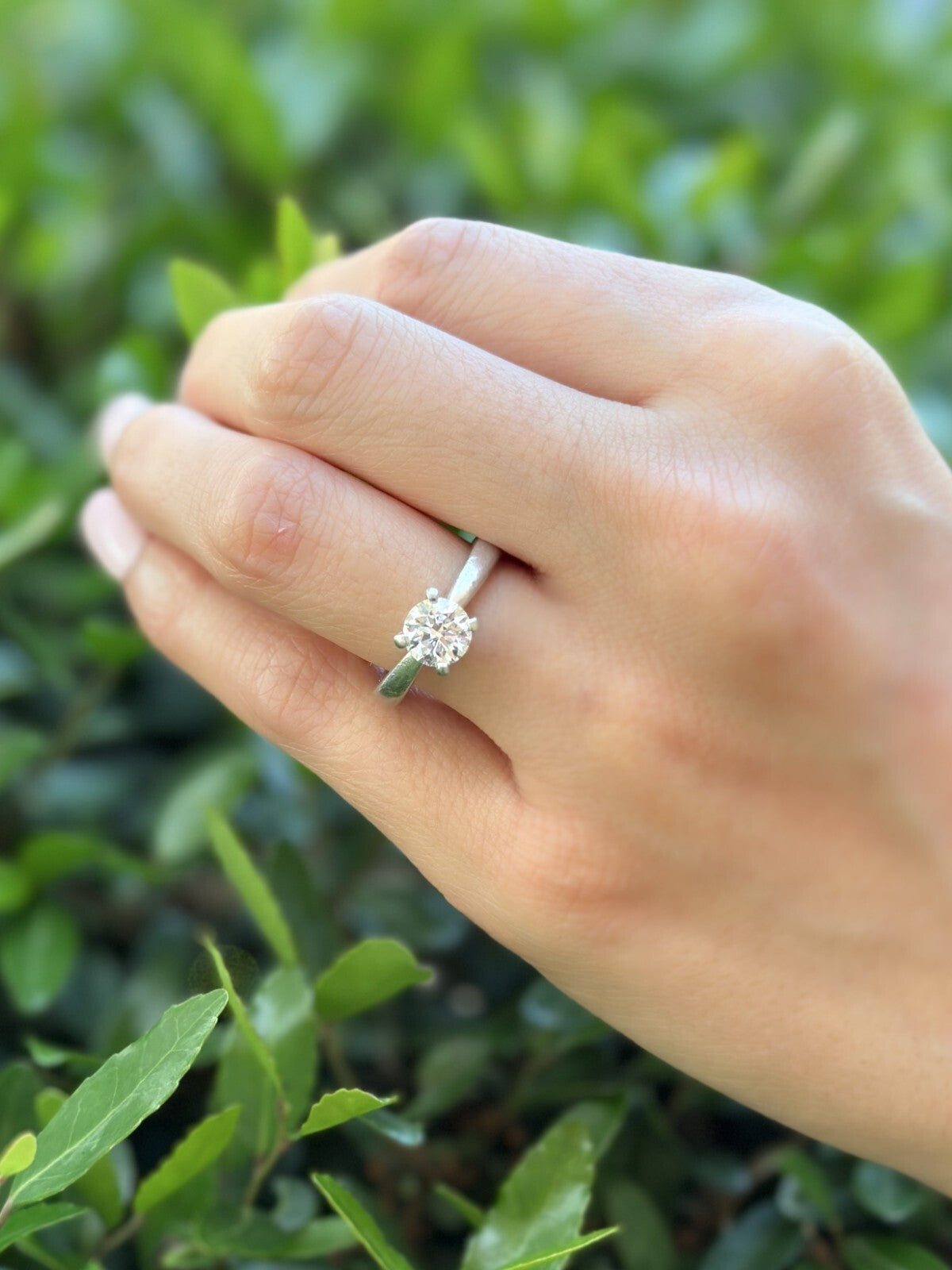 1.21ct Round Brilliant Diamond Solitaire Ring — GIA Certified, Platinum