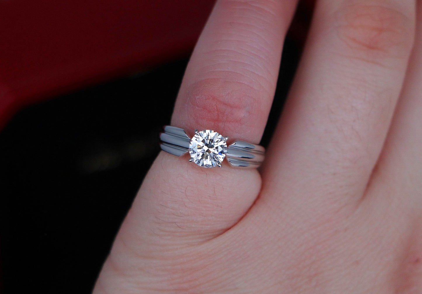 1.02ct Round Brilliant Diamond Solitaire Ring — GIA Certified, Platinum