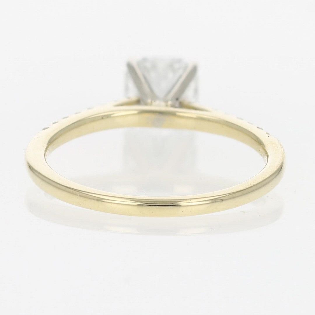 1.12ct Emerald Cut Diamond Engagement Ring — GIA Certified, Platinum