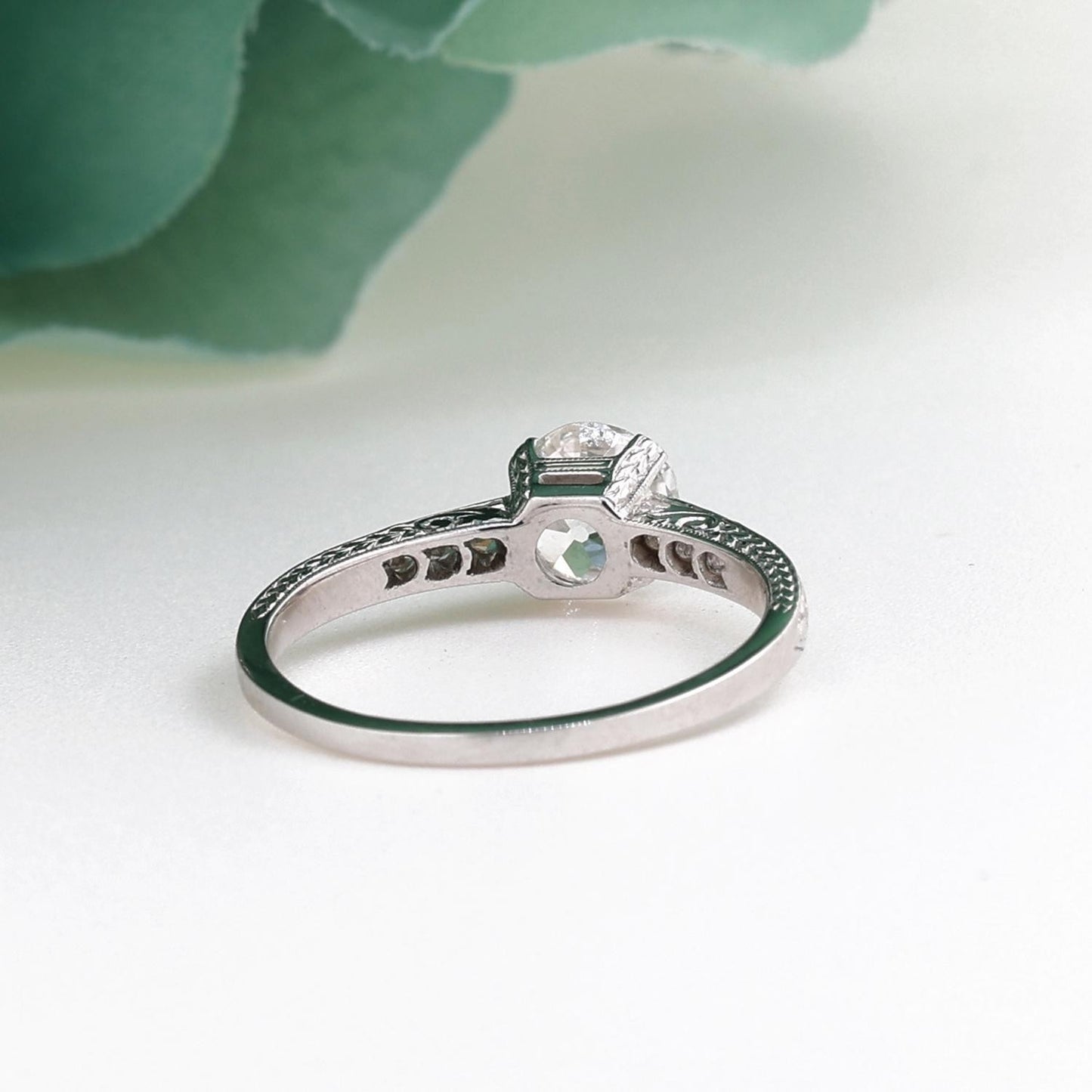 0.98ct Marquise Diamond Engagement Ring — GIA Certified, Platinum