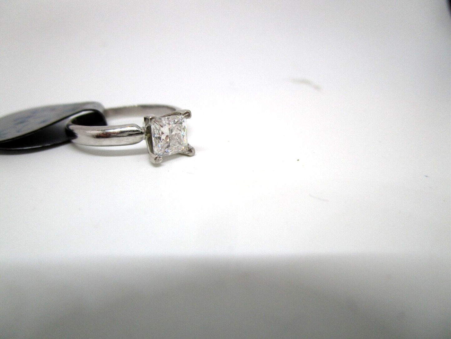 0.73ct Princess Cut Diamond Solitaire Ring — GIA Certified, Platinum