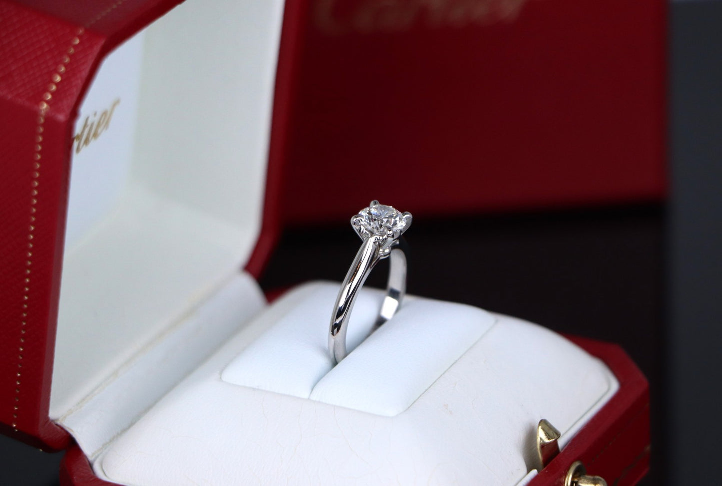 1.09ct Round Brilliant Diamond Solitaire Ring — GIA Certified, Platinum
