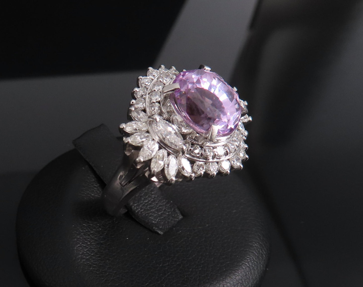 5.26ct Oval Sapphire & 1.43ct Diamond Cocktail Ring — GIA Certified, Platinum