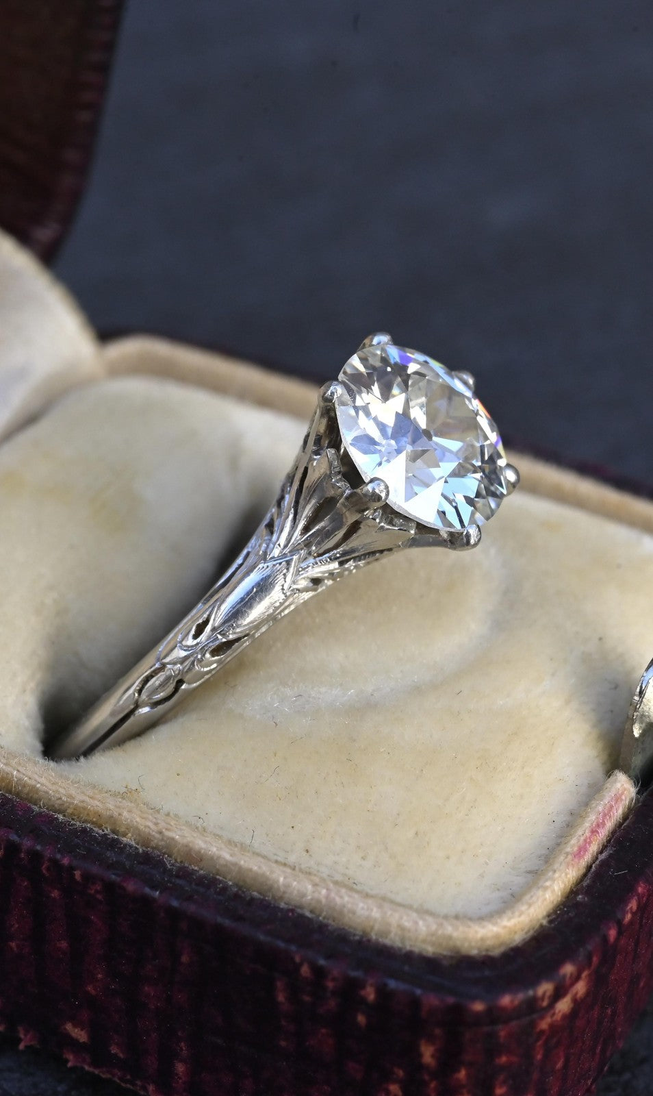 1.60ct Round Brilliant Three-Stone Diamond Ring — GIA Certified, Platinum