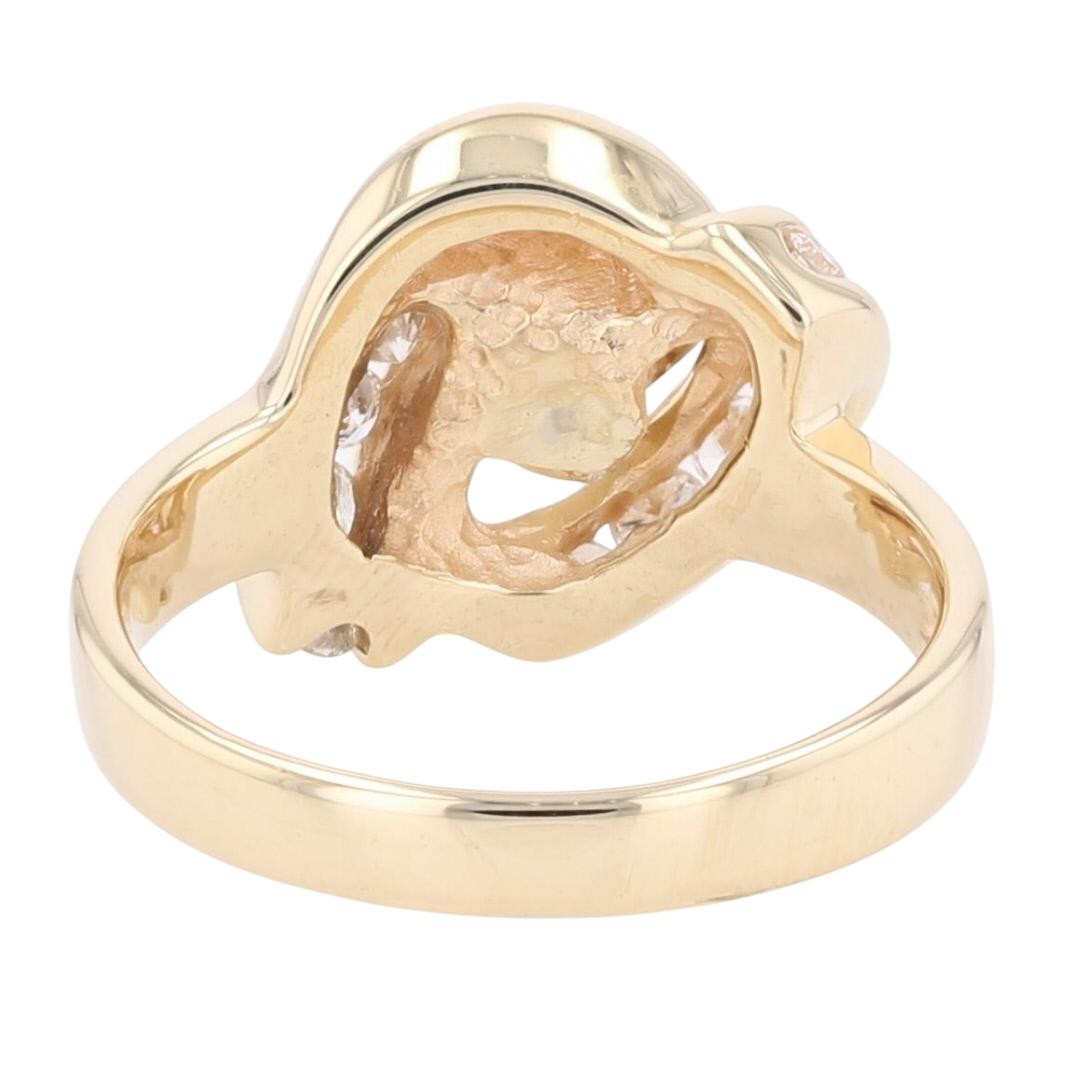 1.43ct Round Brilliant Diamond Engagement Ring — GIA Certified, 18K Rose & White Gold
