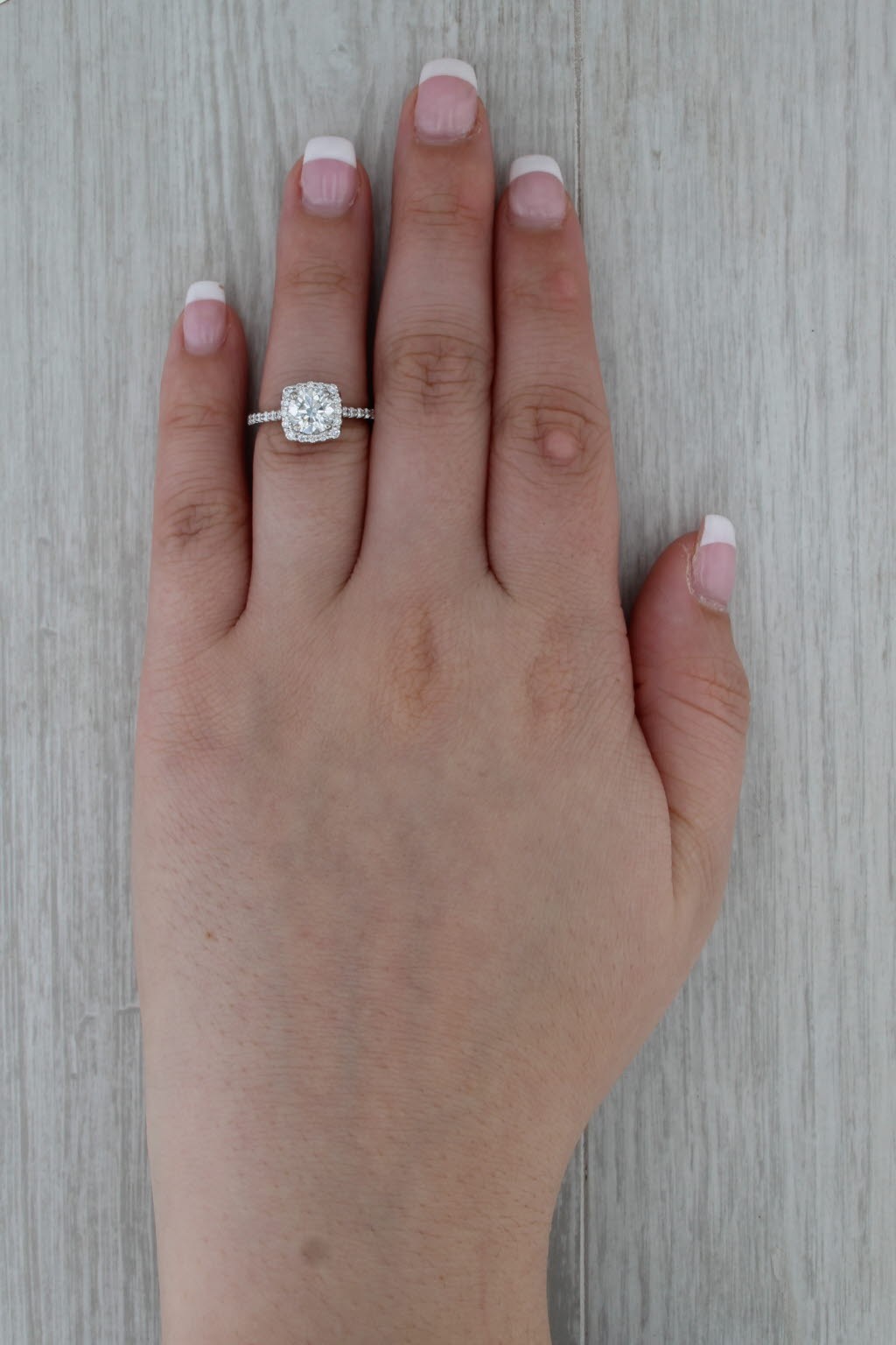 1.69ct Round Brilliant Diamond Engagement Ring — GIA Certified, 18k White Gold
