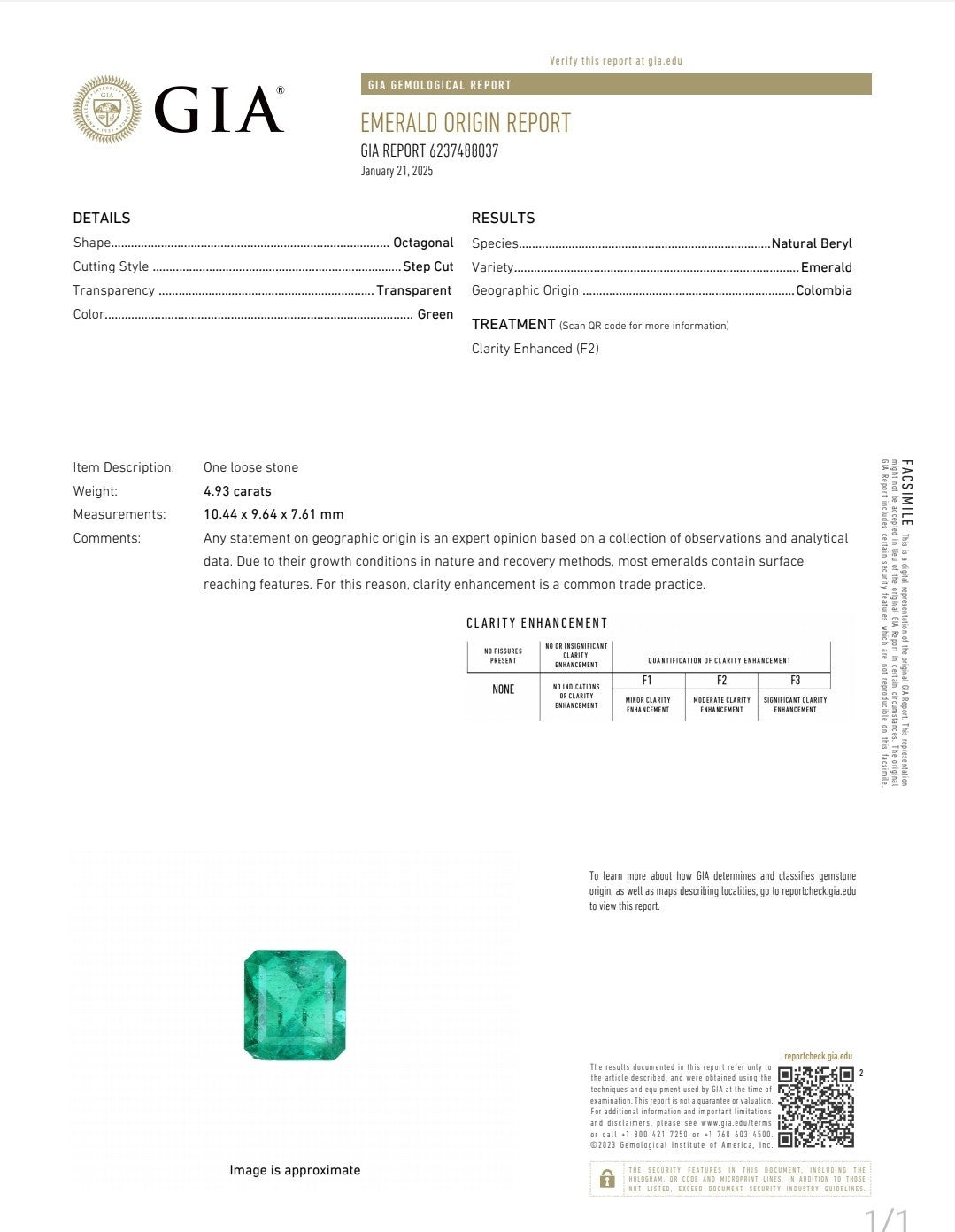 5.87ct Emerald Cut Colombian Emerald Ring — GIA Certified, Platinum & 18k Yellow Gold
