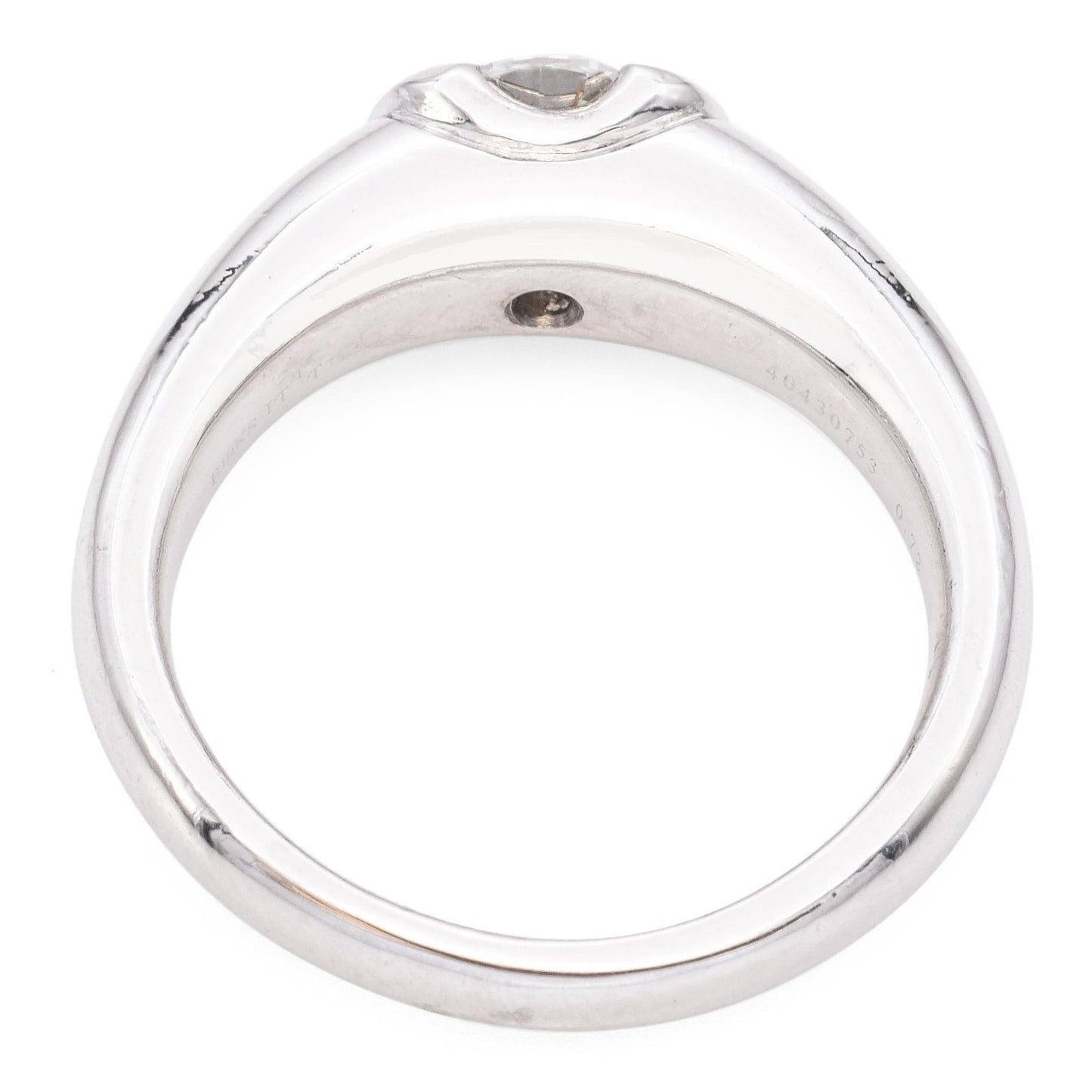 0.72ct Round Brilliant Diamond Engagement Ring — GIA Certified, Platinum