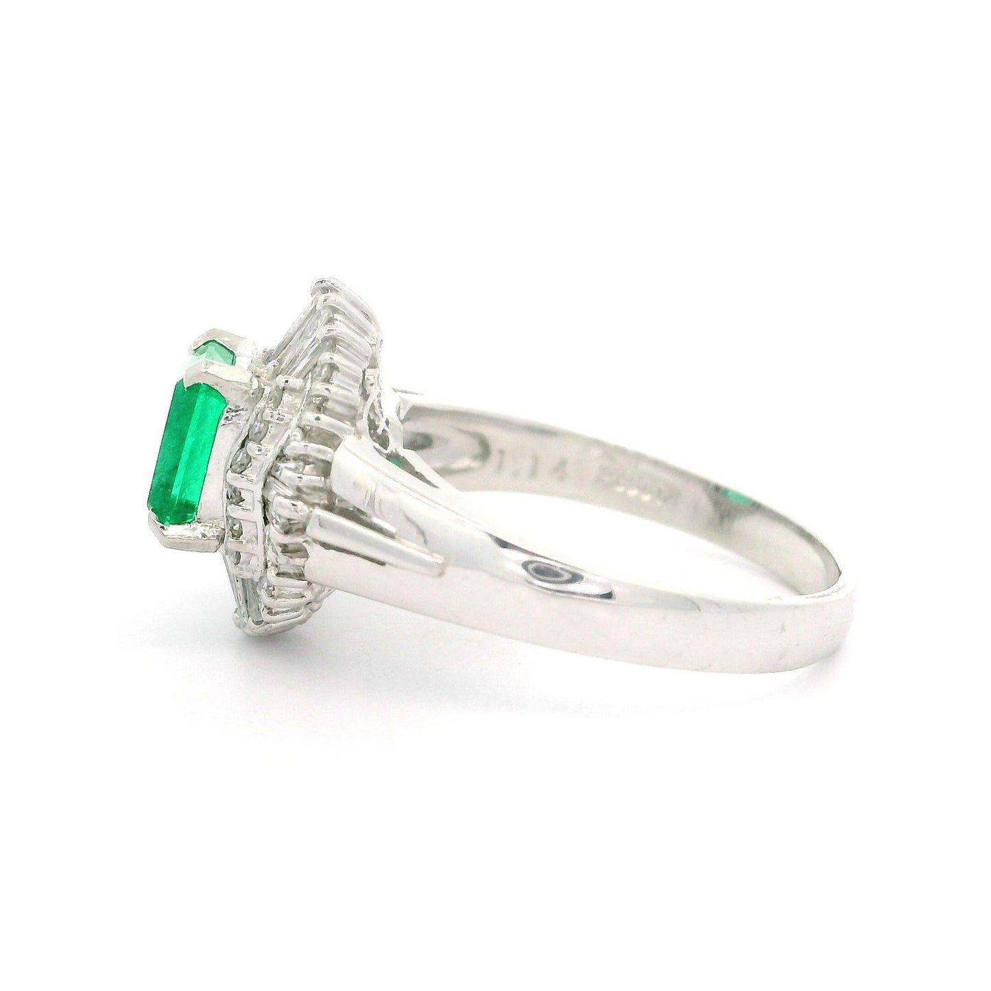 1.14ct Old European Cut Diamond Art Deco Ring — GIA Certified, Platinum