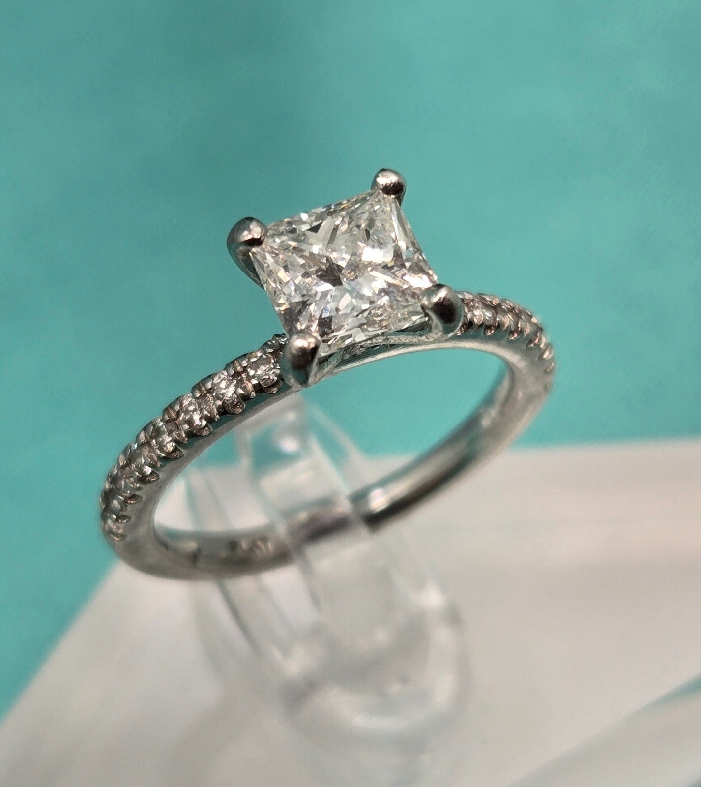 1.25ct Old European Cut Diamond Engagement Ring — GIA Certified, Platinum