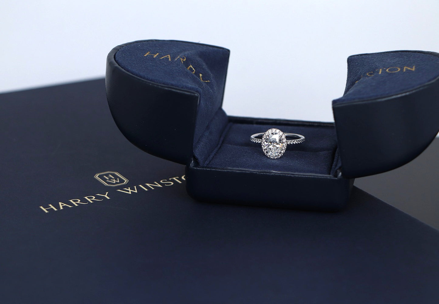 1.51ct Oval Brilliant Diamond Pavé Engagement Ring — GIA Certified, Platinum