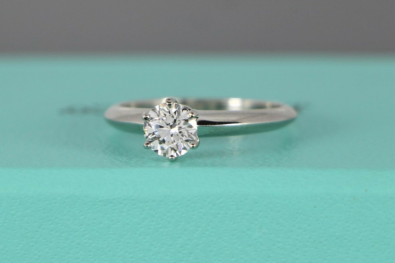 0.61ct Round Brilliant Diamond Solitaire Ring — GIA Certified, Platinum