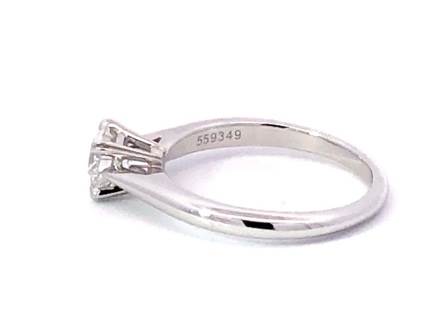 0.57ct Round Brilliant Diamond Solitaire Ring — GIA Certified, Platinum