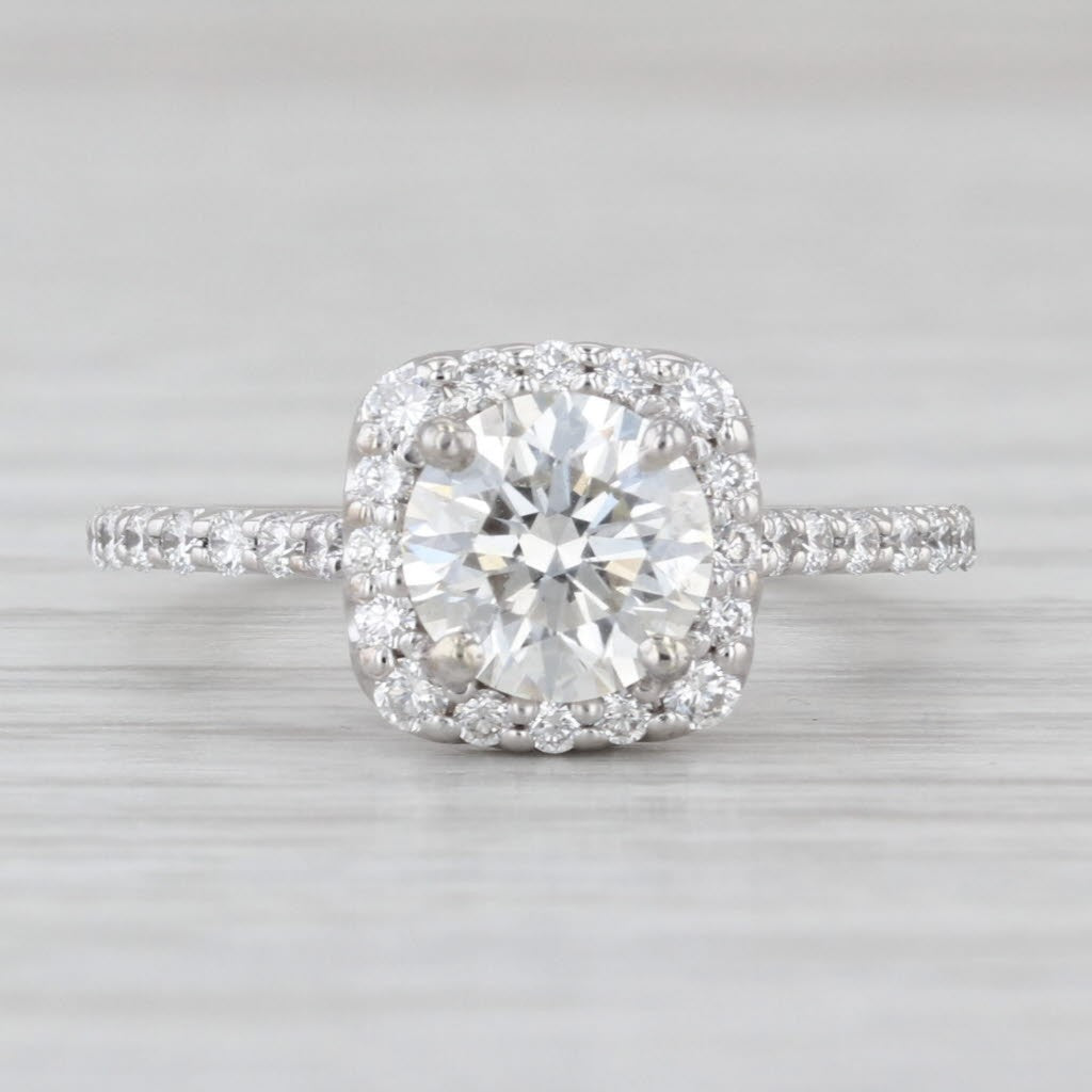 1.69ct Round Brilliant Diamond Engagement Ring — GIA Certified, 18k White Gold