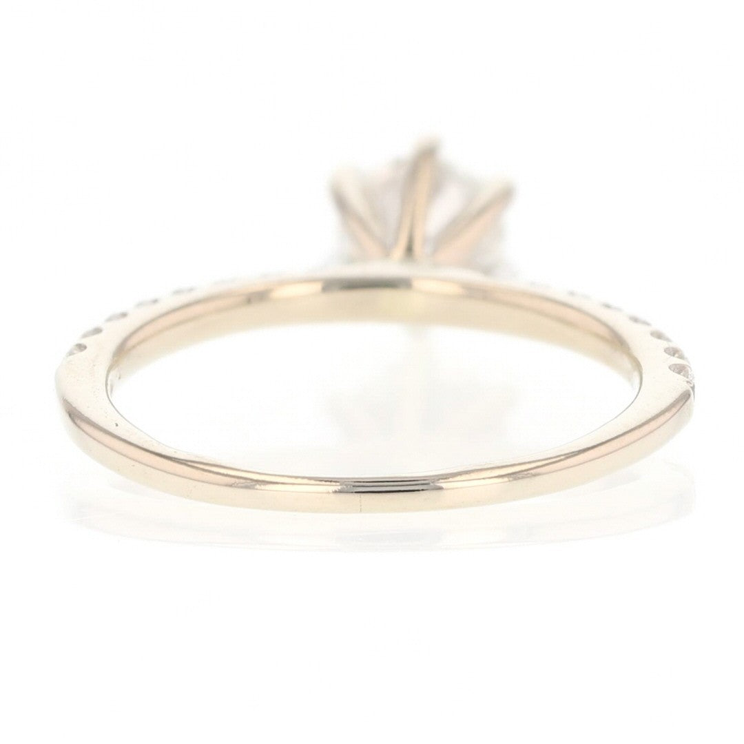0.73ct Round Brilliant Diamond Solitaire Engagement Ring — GIA Certified, 14k White Gold