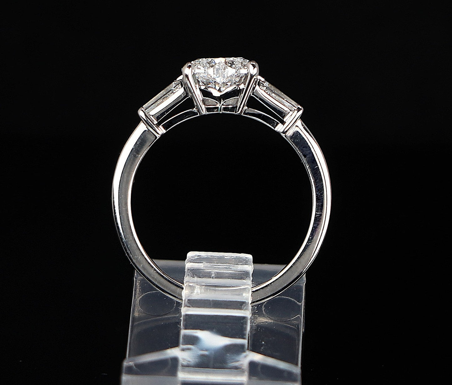 1.01ct Heart Diamond Bvlgari Griffe Ring — GIA Certified, Platinum
