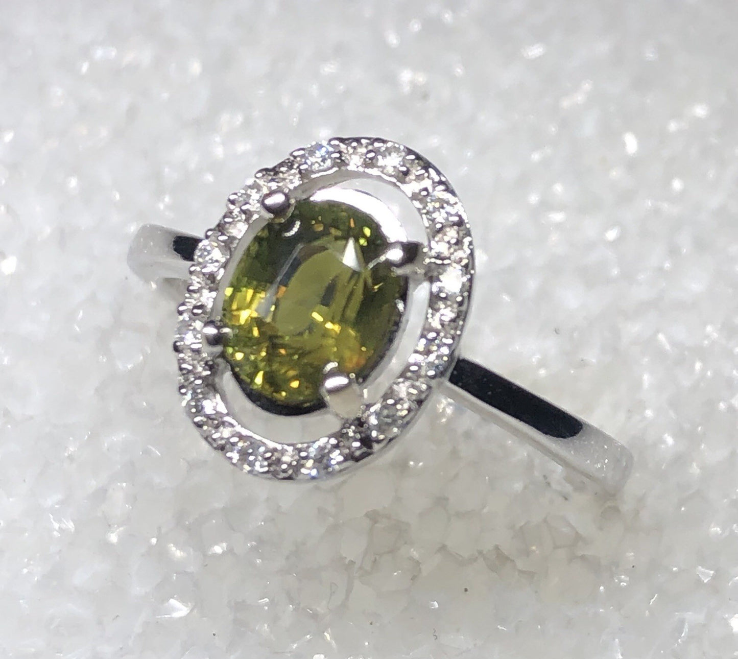 1.28ct Oval Alexandrite & Diamond Ring — GIA Certified, 14k Gold
