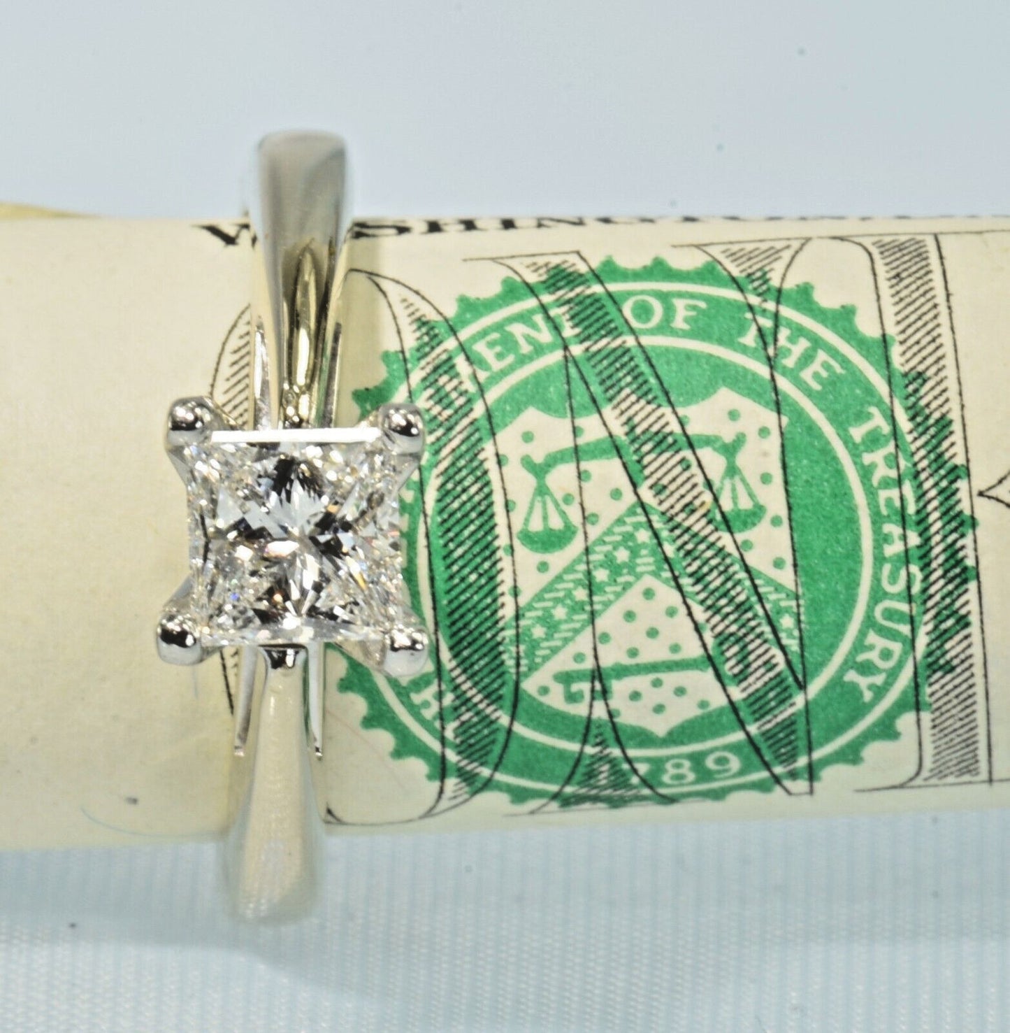 0.60ct Round Brilliant Lab Grown Diamond Ring — GIA Certified, 18k Yellow Gold