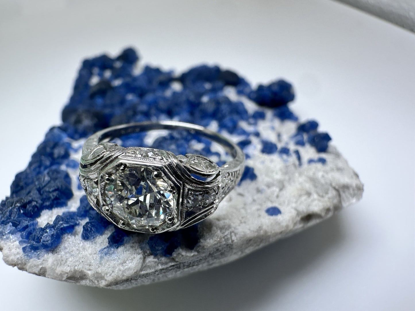 0.98ct Marquise Diamond Engagement Ring — GIA Certified, Platinum