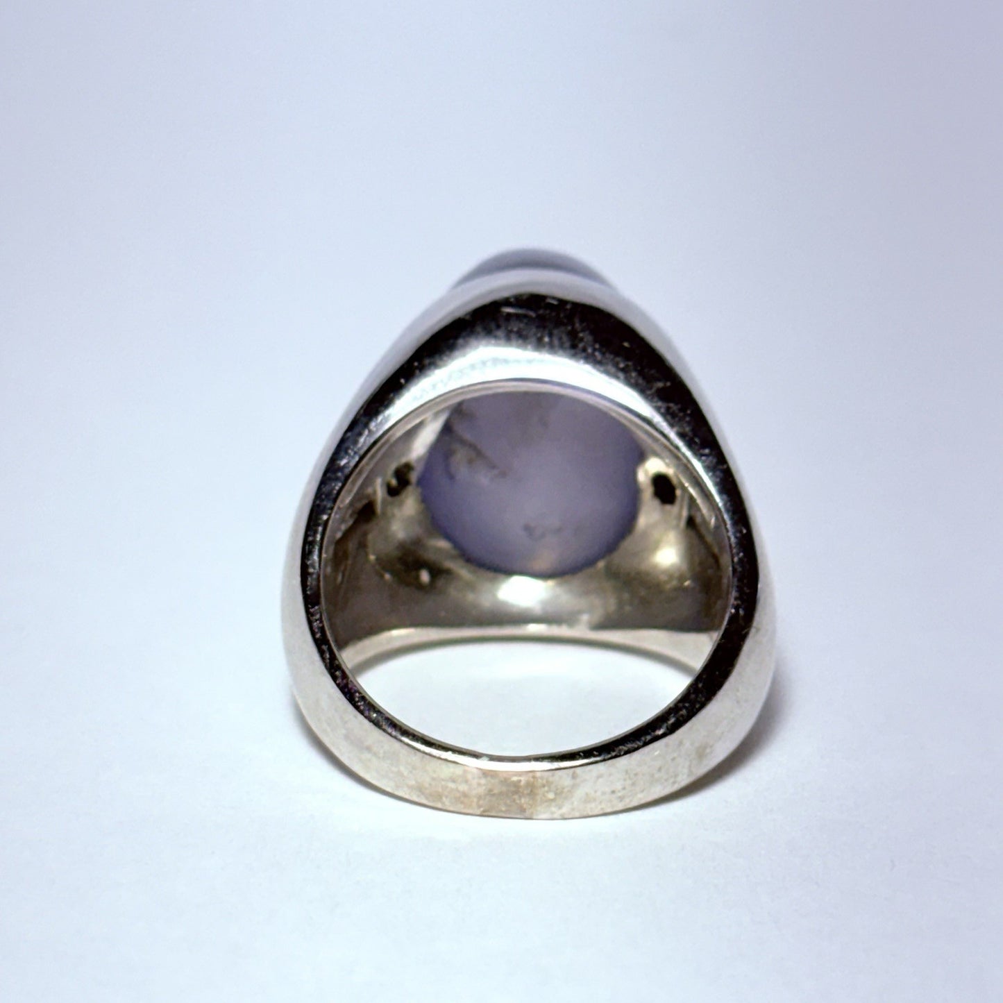 27.35ct Star Sapphire Diamond Ring — GIA Certified, 14k Gold